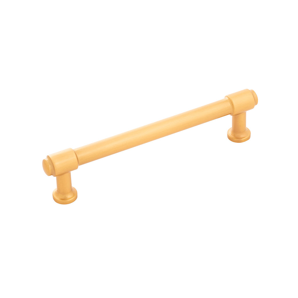 Hickory H077853BGB: 128mm cc Piper Cabinet Pull - Brushed Golden Brass