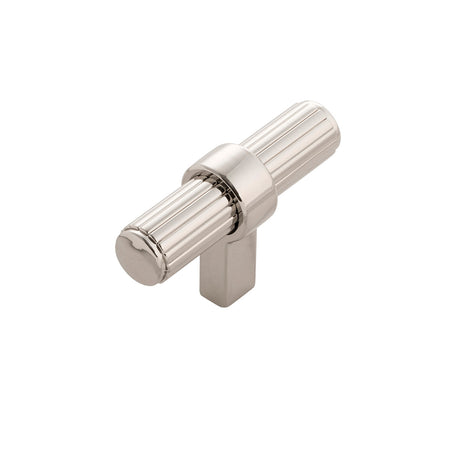 Belwith B076886-14: 2-3/8" Sinclaire T-Bar Cabinet Knob - Polished Nickel