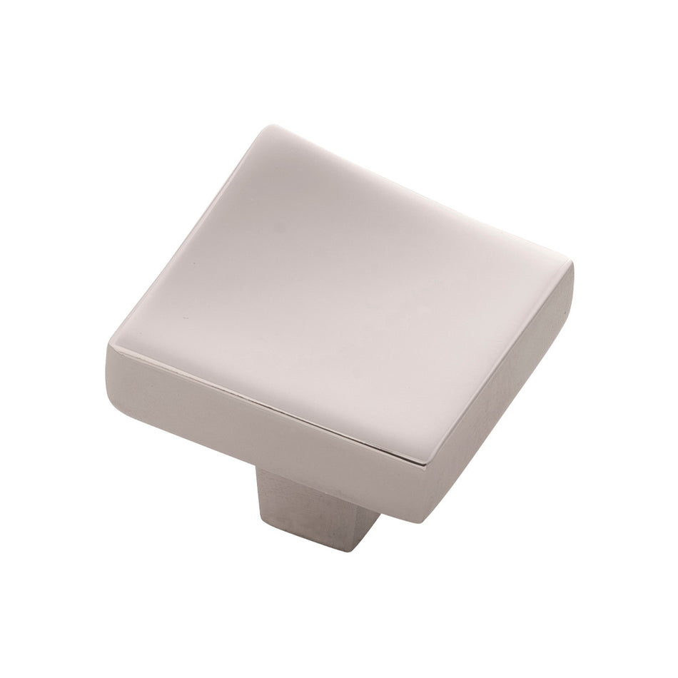 Belwith B076716-14: 1-1/4" Flex Cabinet Knob - Polished Nickel