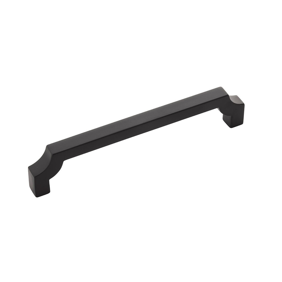 Belwith B076642-MB: 128mm cc Monarch Cabinet Pull - Matte Black