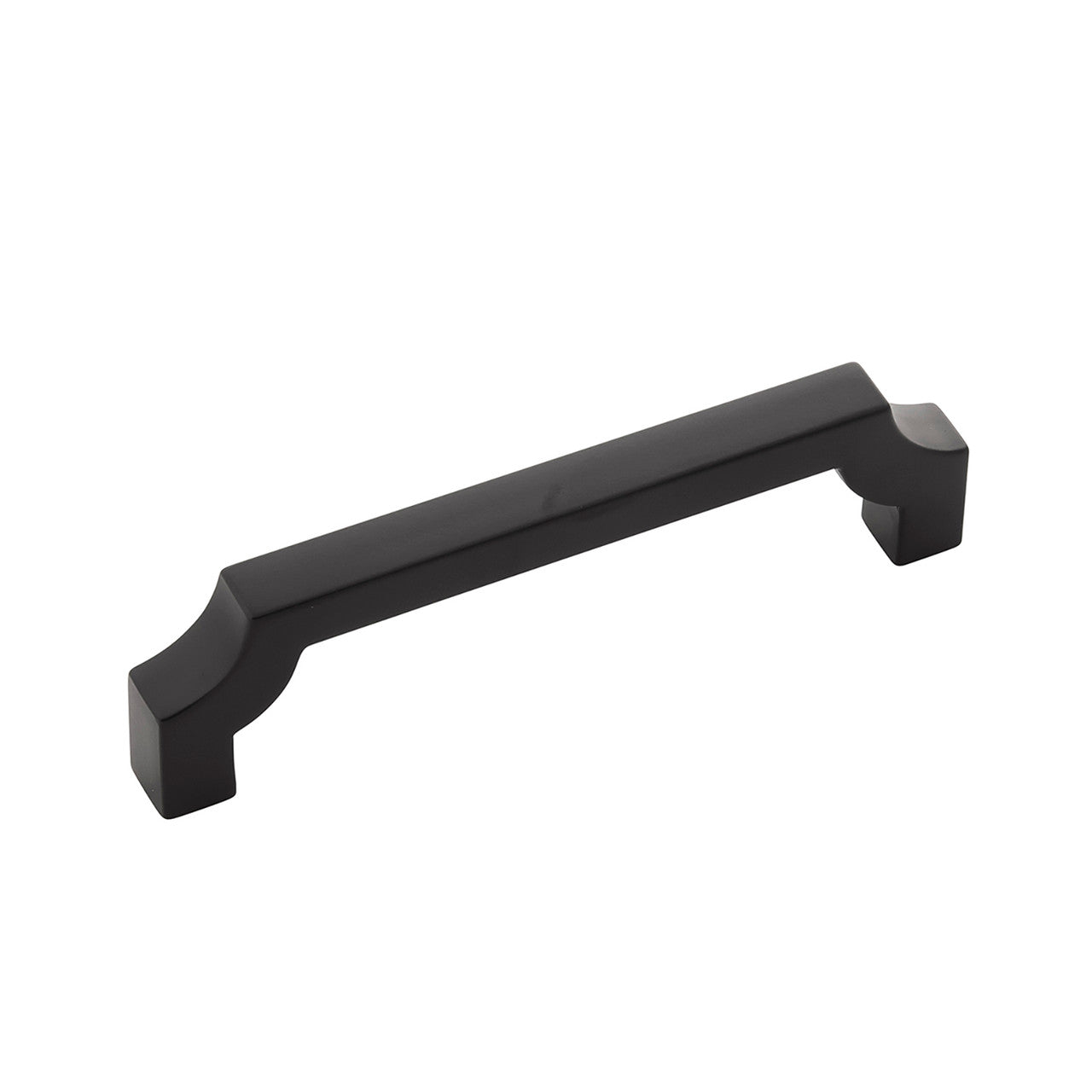 Belwith B076641-MB: 96mm cc Monarch Cabinet Pull - Matte Black