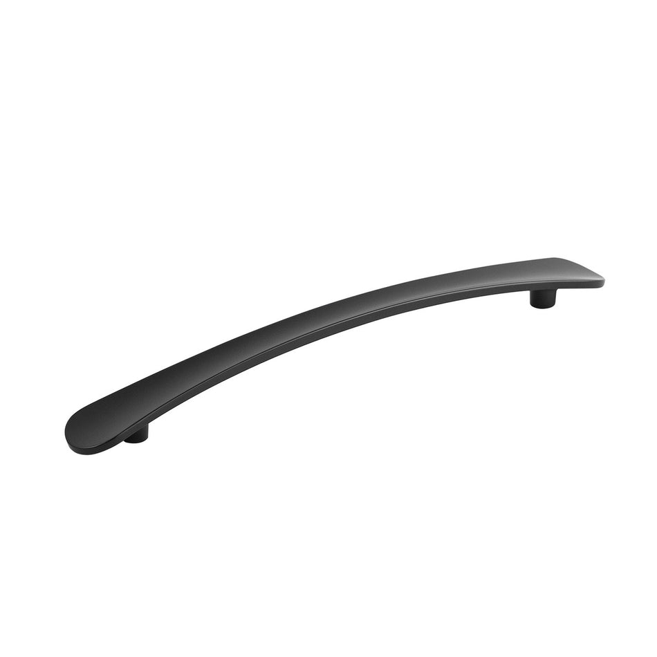 Belwith B076862-MB: 192mm cc Vale Cabinet Pull - Matte Black