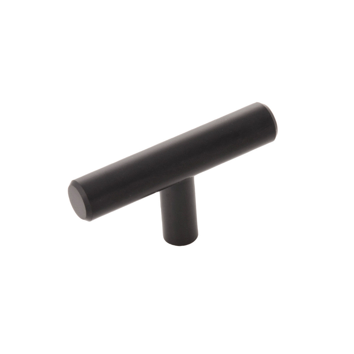 Hickory HH075591-MB: 2-3/8" Bar Pulls T-Bar Cabinet Knob - Matte Black