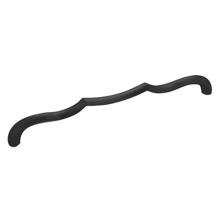 Belwith B076144-MB: 224mm cc Trellis Cabinet Pull - Matte Black