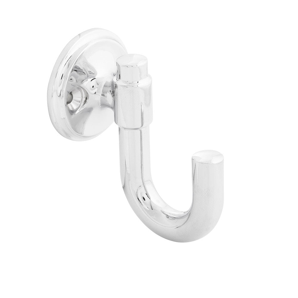 Hickory H077859CH: 3-3/16" Piper Single Wall Hook - Polished Chrome