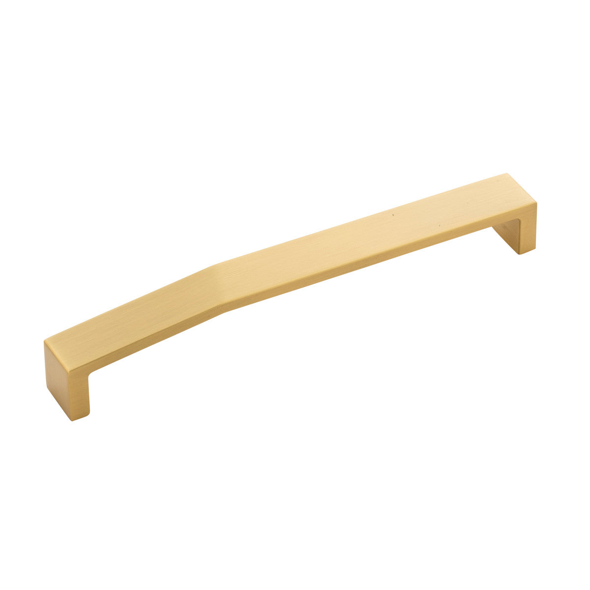 Belwith B077157-BGB: 192mm cc Veer Cabinet Pull - Brushed Golden Brass