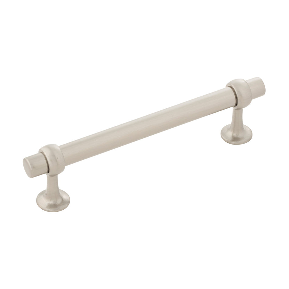 Belwith B077524-SN: 128mm cc Ostia Cabinet Pull - Satin Nickel