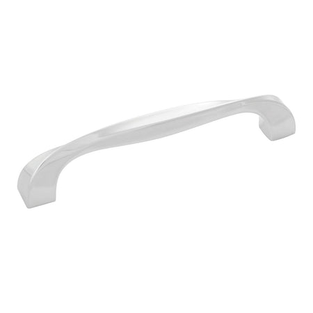 Hickory H076017-14: 128mm cc Twist Cabinet Pull - Polished Nickel