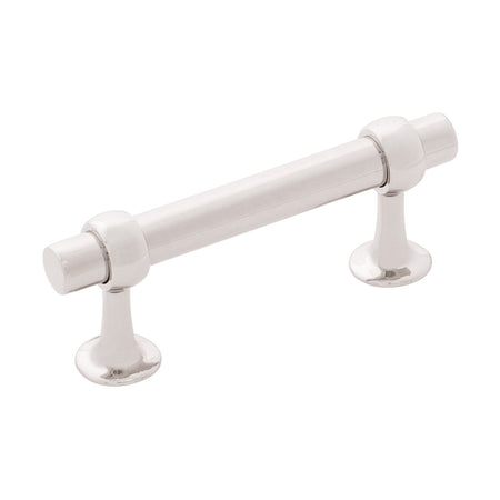 Belwith B077522-14: 3" cc Ostia Cabinet Pull - Polished Nickel