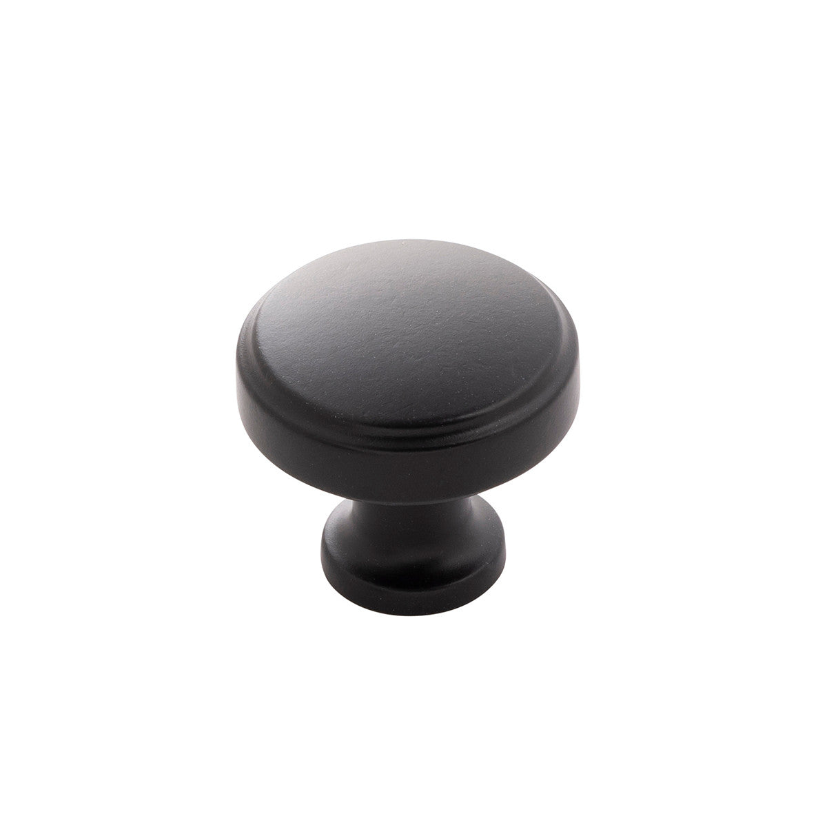 Hickory H077849MB: 1-1/4" Piper Cabinet Knob - Matte Black