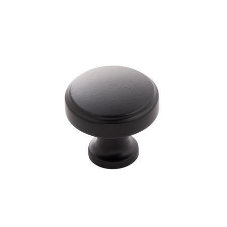 Hickory H077849MB: 1-1/4" Piper Cabinet Knob - Matte Black