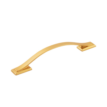 Hickory H078772BGB: 128mm cc Dover Arch Cabinet Pull - Brushed Golden Brass