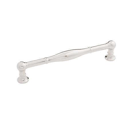 Belwith B076291-14: 160mm cc Fuller Cabinet Pull - Polished Nickel