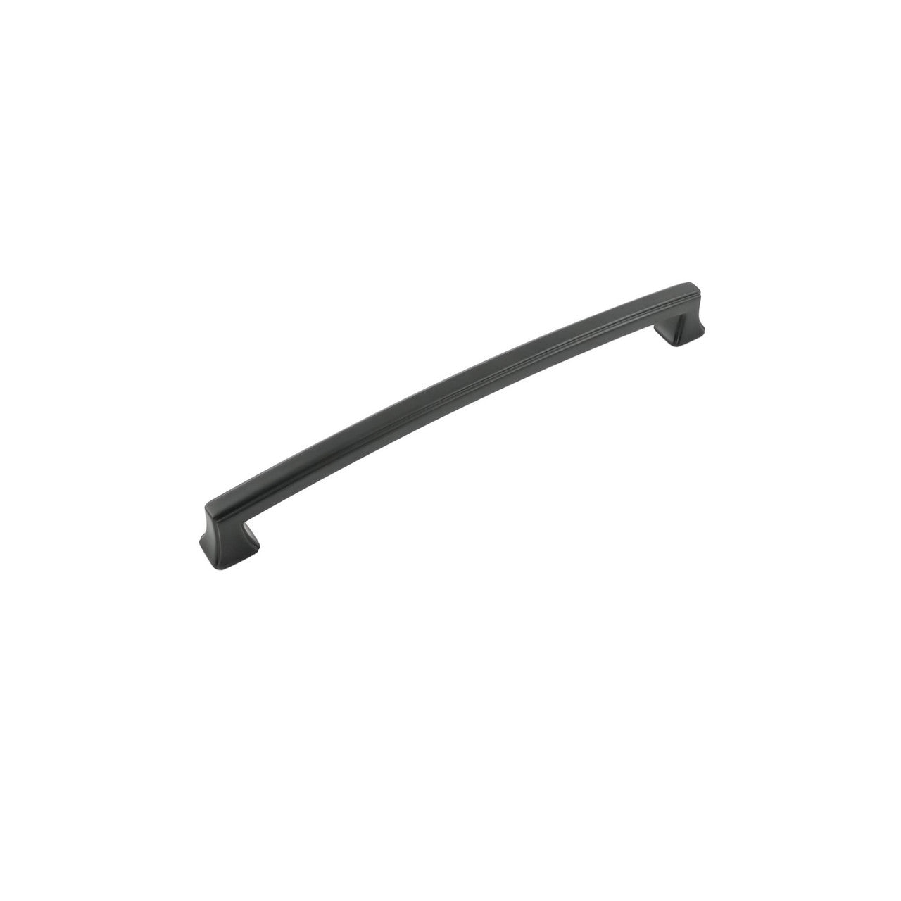 Hickory P3237-MB: 224mm cc Bridges Cabinet Pull - Matte Black