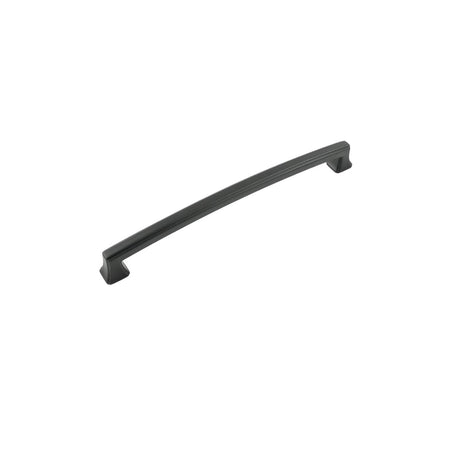Hickory P3237-MB: 224mm cc Bridges Cabinet Pull - Matte Black