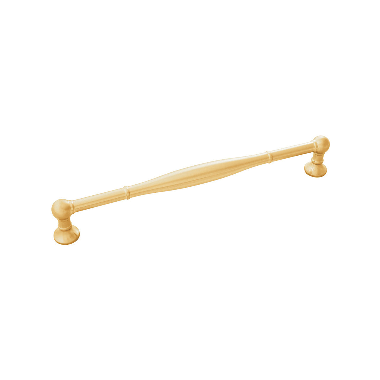 Belwith B076293-BGB: 224mm cc Fuller Cabinet Pull - Brushed Golden Brass