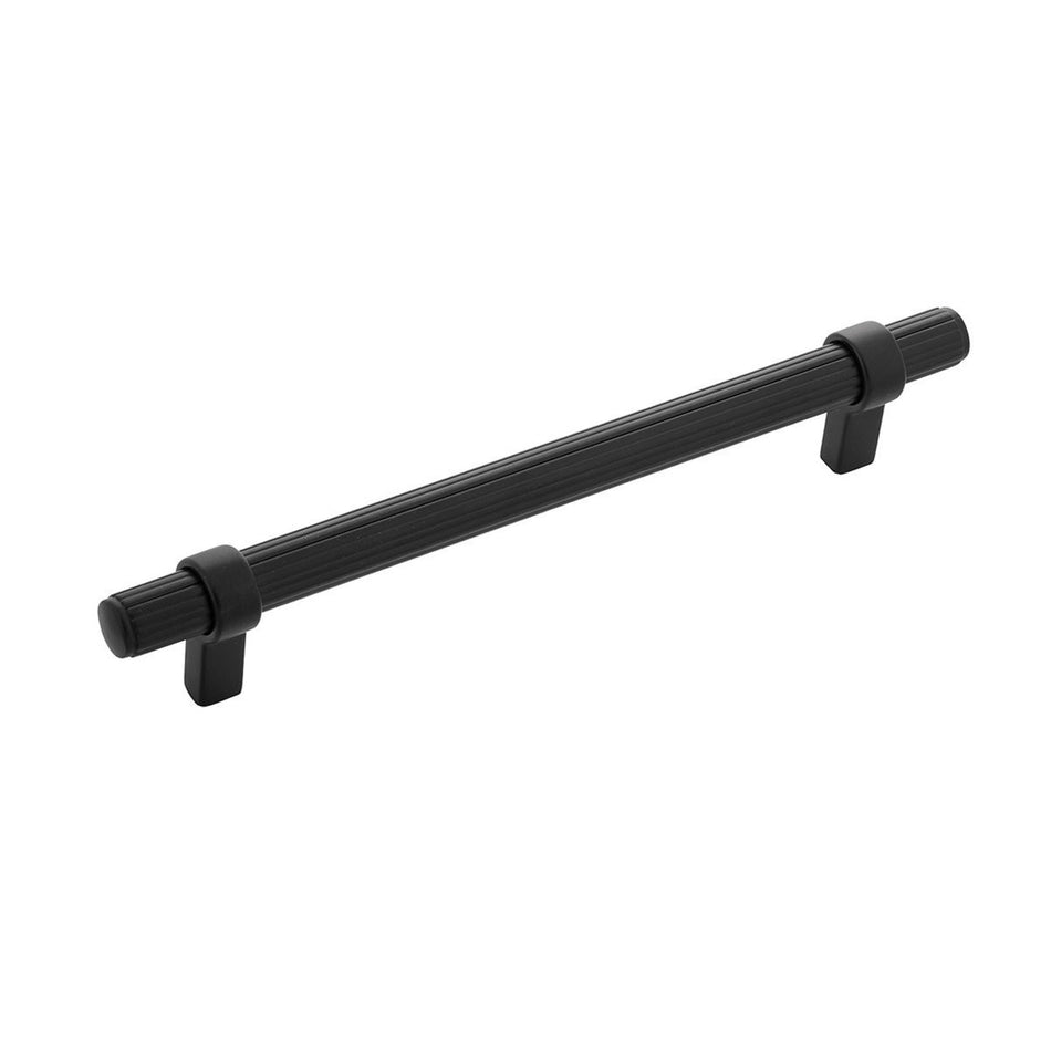 Belwith B077051-MB: 160mm cc Sinclaire Cabinet Pull - Matte Black