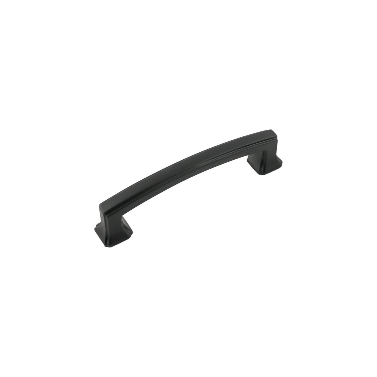 Hickory P3232-MB: 96mm cc Bridges Cabinet Pull - Matte Black