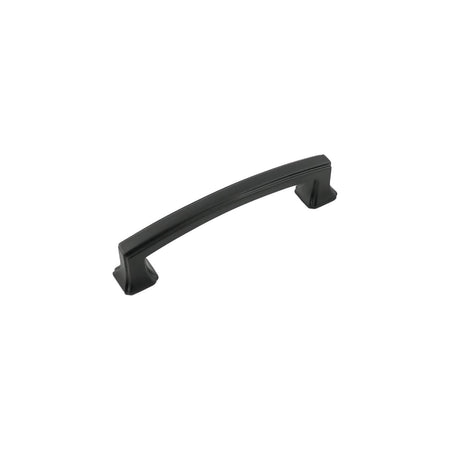 Hickory P3232-MB: 96mm cc Bridges Cabinet Pull - Matte Black