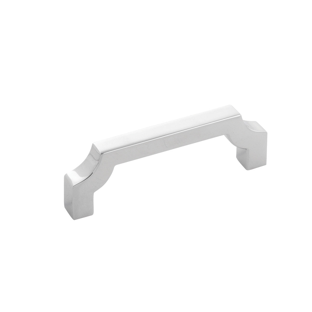 Belwith B076640-CH: 3" cc Monarch Cabinet Pull - Chrome