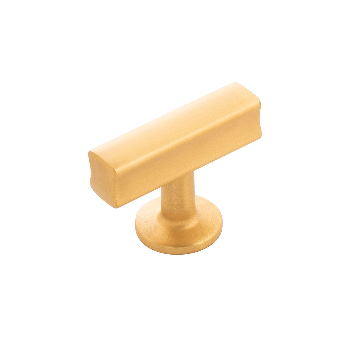 Hickory H077878BGB: 1-15/16" Woodward T-Bar Cabinet Knob - Brushed Golden Brass
