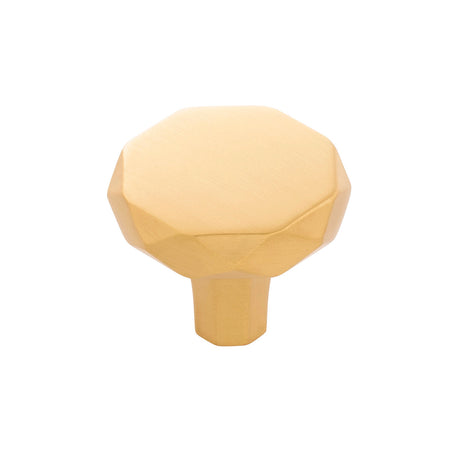 Hickory H077839BGB: 1-1/4" Karat Cabinet Knob - Brushed Golden Brass