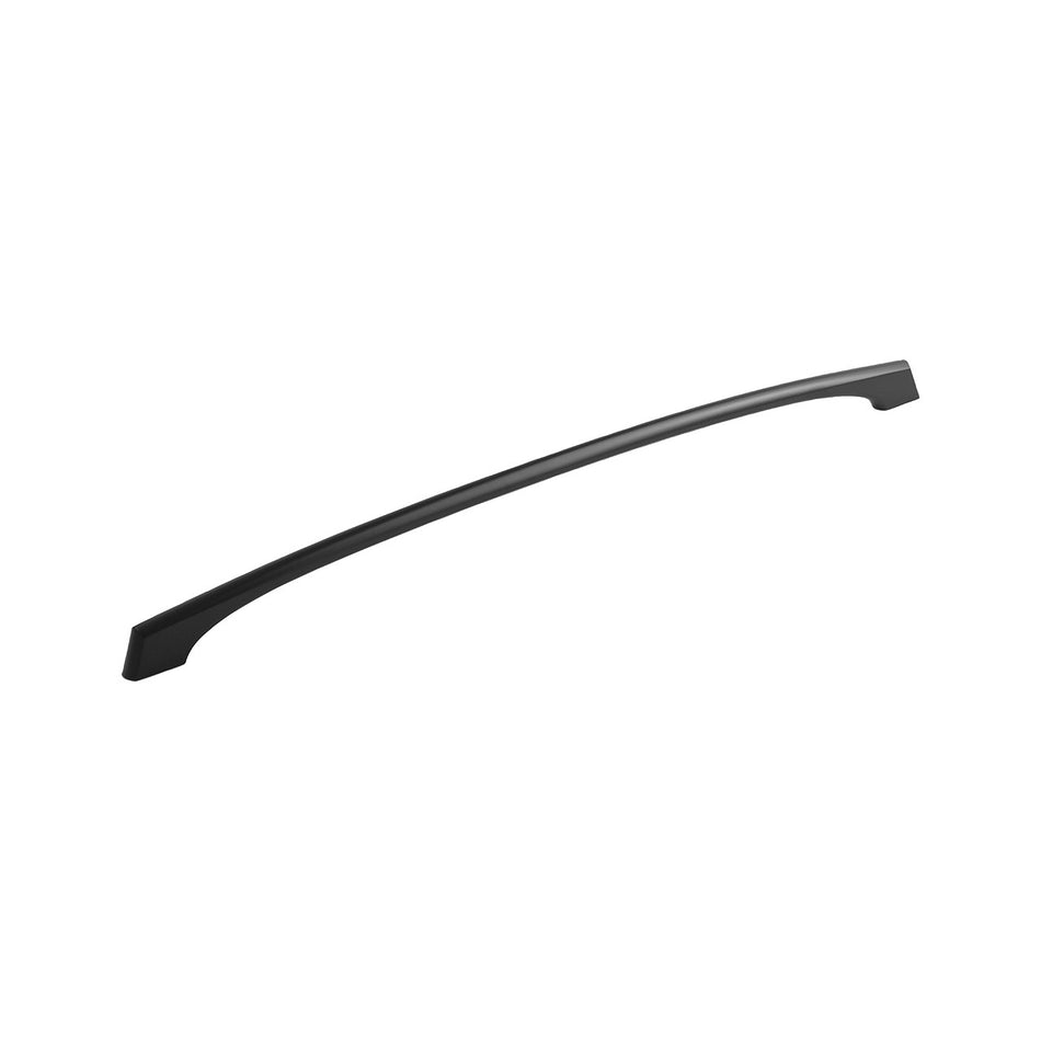Hickory P3375-MB: 18" cc Greenwich Arch Cabinet Pull - Matte Black