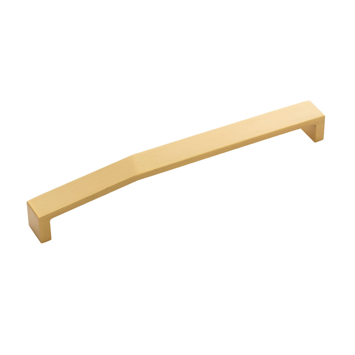 Belwith B077158-BGB: 224mm cc Veer Cabinet Pull - Brushed Golden Brass