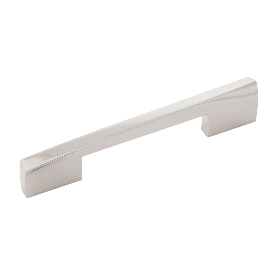 Belwith B076720-14: 128mm cc Flex Cabinet Pull - Polished Nickel