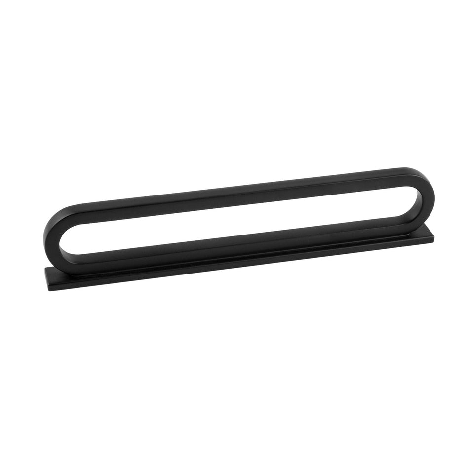 Belwith B078786MB: 128mm & 160mm cc Corsa Cabinet Pull - Matte Black