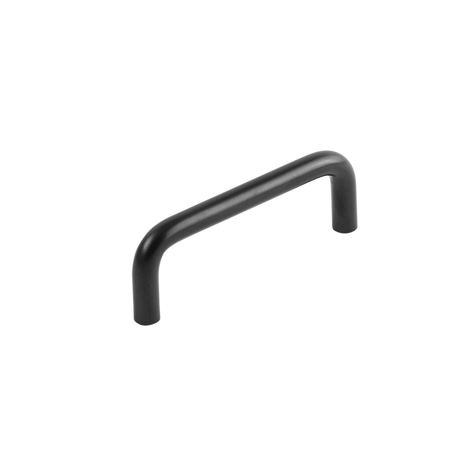 Hickory PW553-MB: 3" cc Wire Cabinet Pull - Matte Black