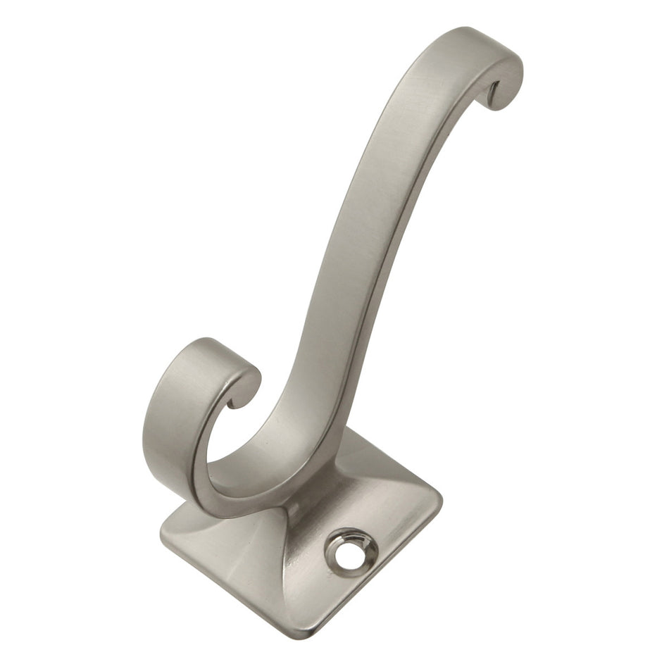 Hickory P25024-SN: 2-5/8" Catania Double Wall Hook - Satin Nickel