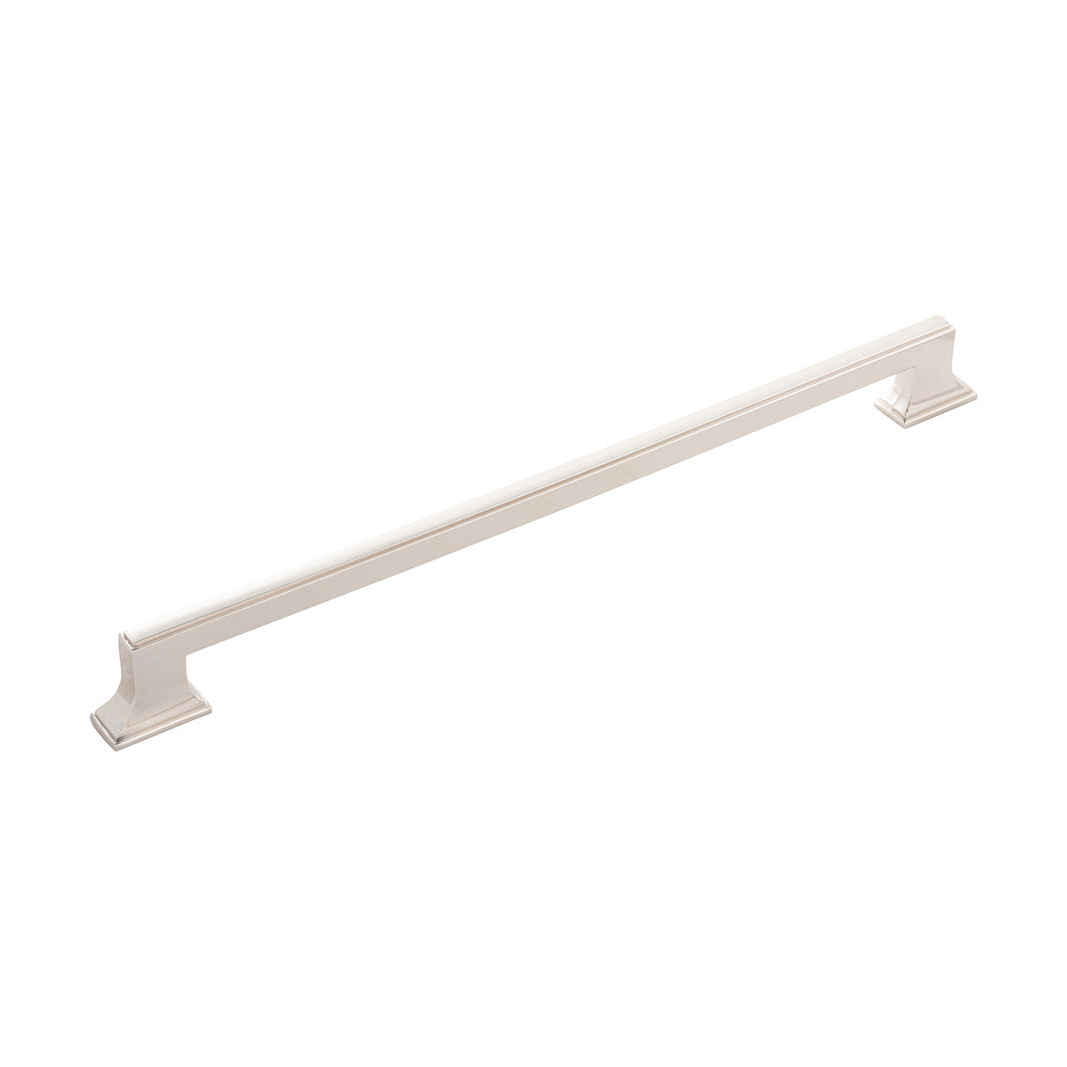 Belwith B077465-14: 12" cc Brownstone Cabinet Pull - Polished Nickel