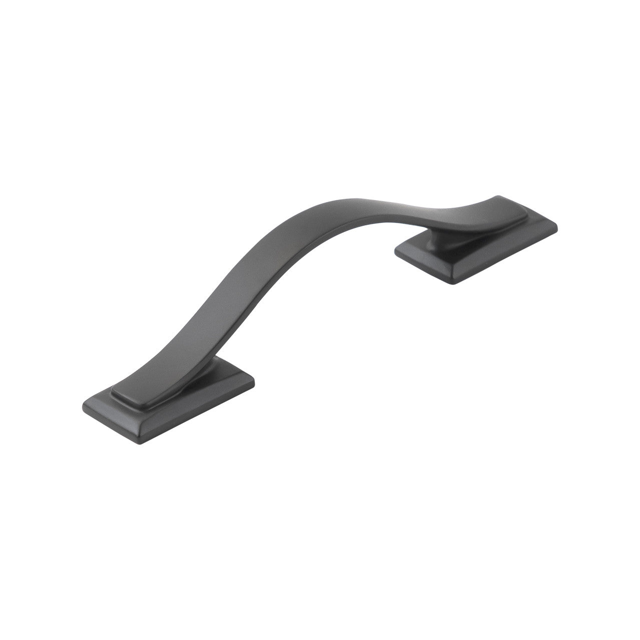 Hickory H078770MB: 3" cc Dover Arch Cabinet Pull - Matte Black