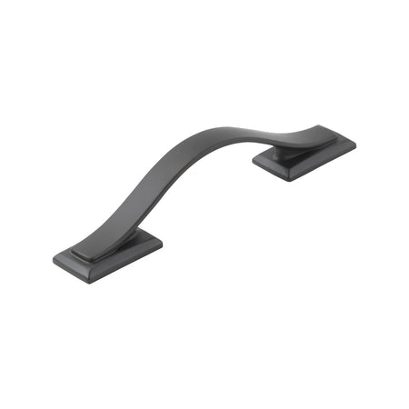 Hickory H078770MB: 3" cc Dover Arch Cabinet Pull - Matte Black