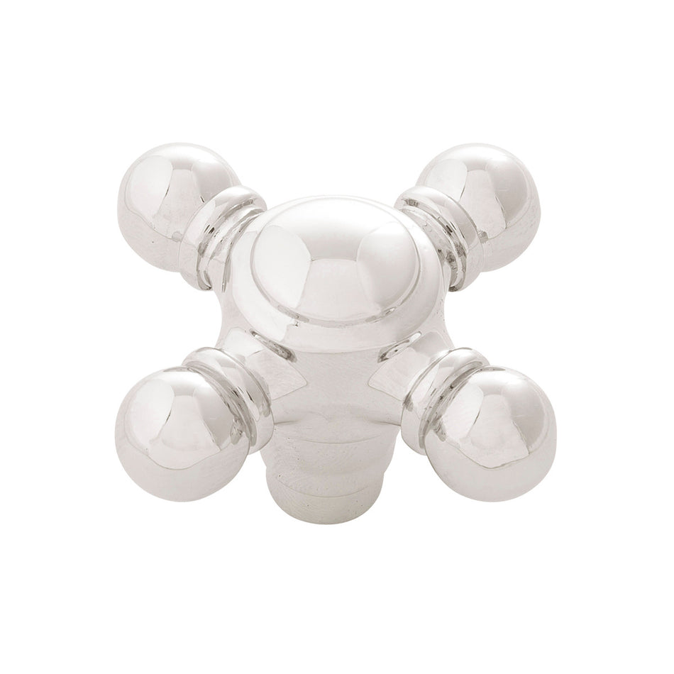 Belwith B076809-14: 2-1/8" Fuller Cabinet Knob - Polished Nickel