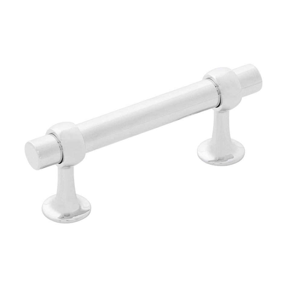 Belwith B077522-CH: 3" cc Ostia Cabinet Pull - Chrome