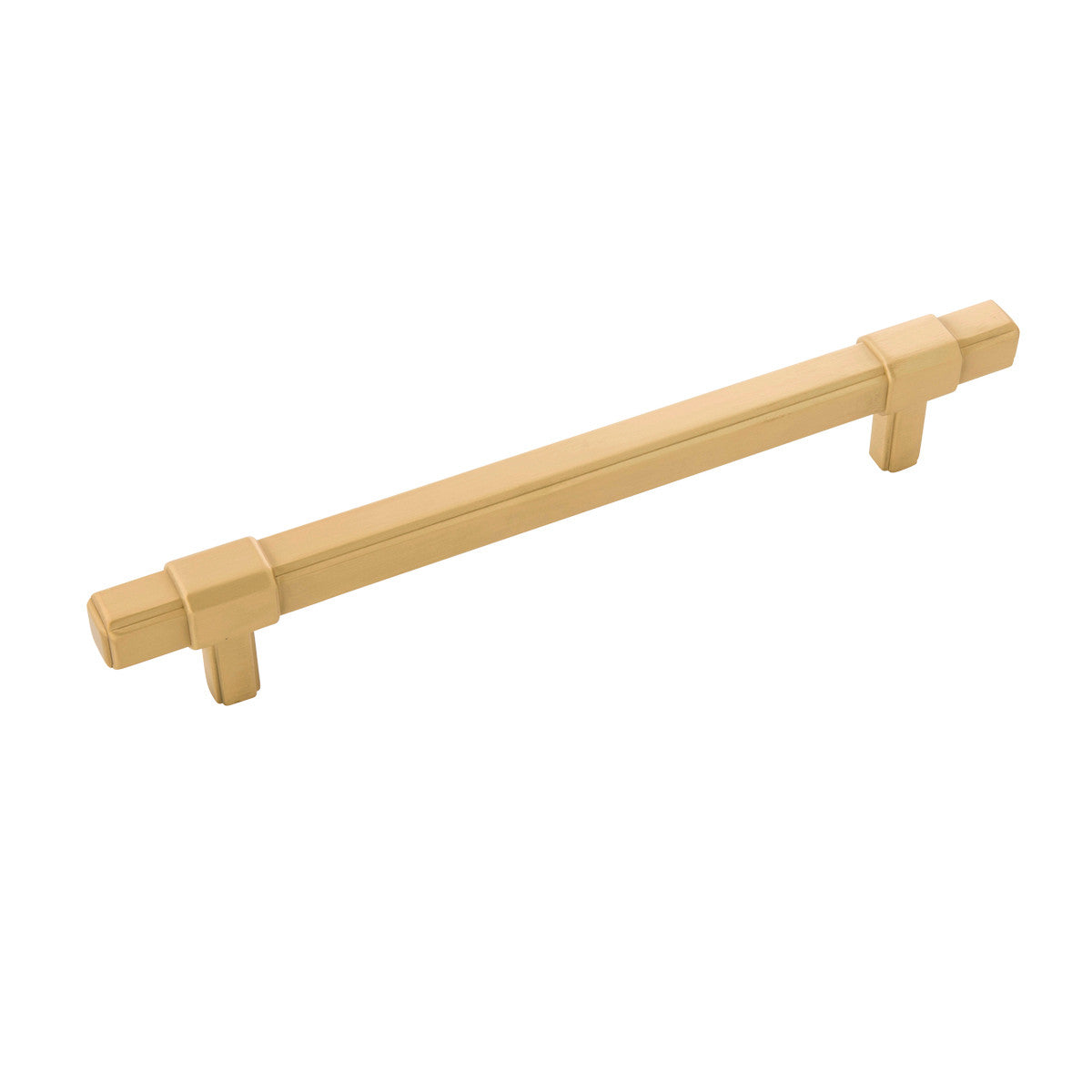 Belwith B077025-BGB: 160mm cc Monroe Cabinet Pull - Brushed Golden Brass