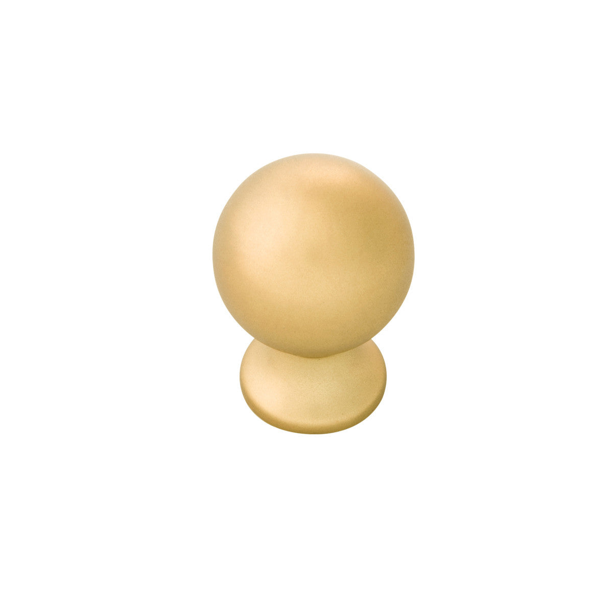 Belwith B076288-BGB: 1" Fuller Cabinet Knob - Brushed Golden Brass