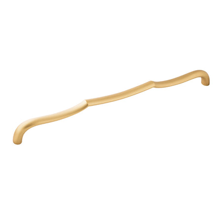 Belwith B077290-BGB: 18" cc Trellis Appliance Pull - Brushed Golden Brass