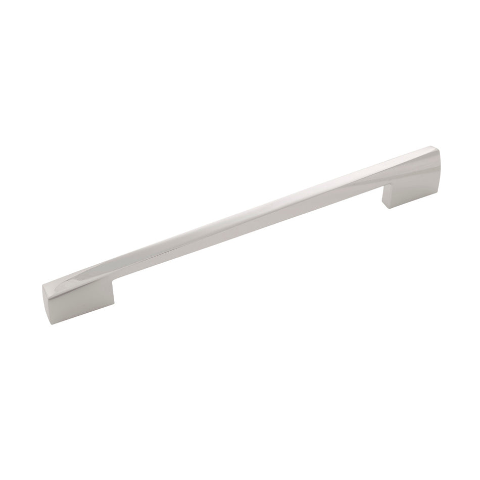 Belwith B077024-14: 224mm cc Flex Cabinet Pull - Polished Nickel