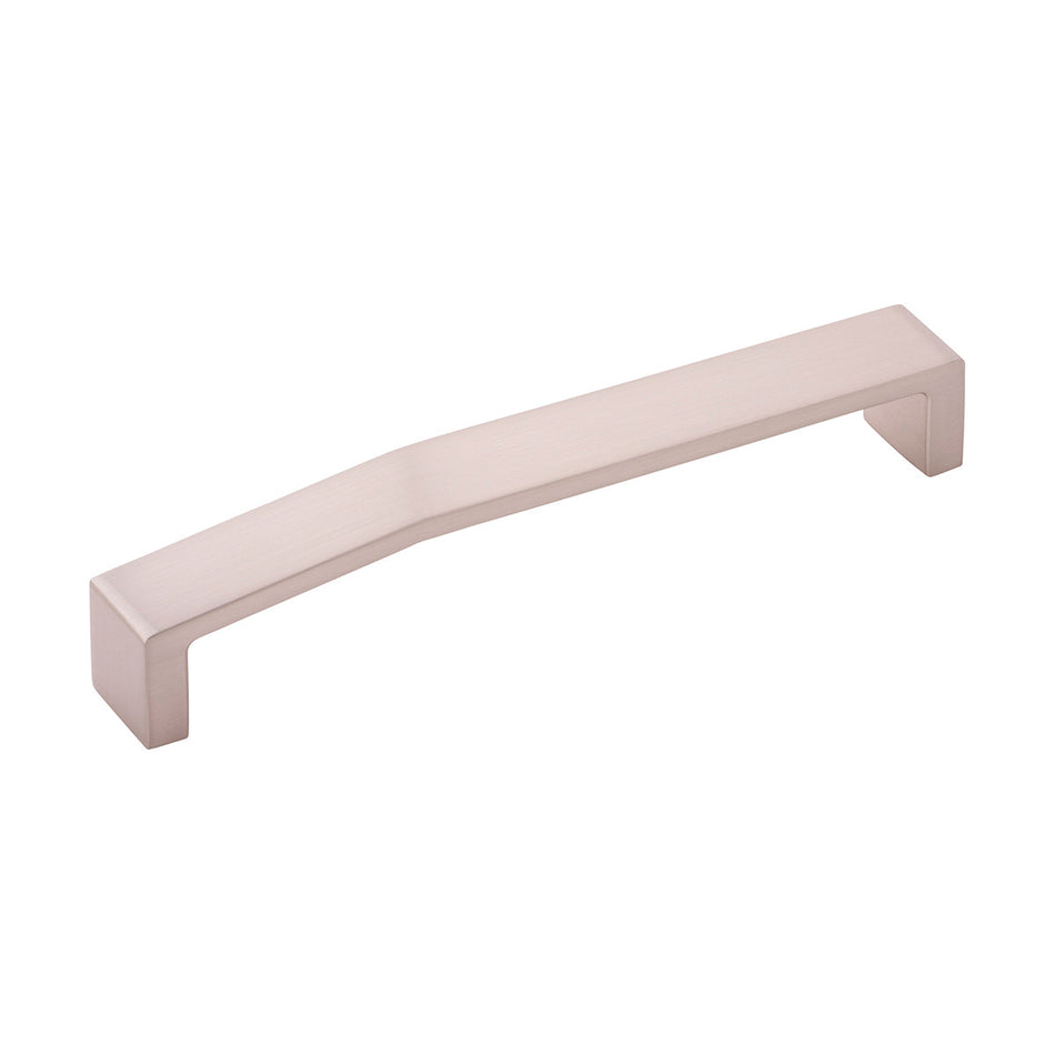 Belwith B077156-SN: 160mm cc Veer Cabinet Pull - Satin Nickel
