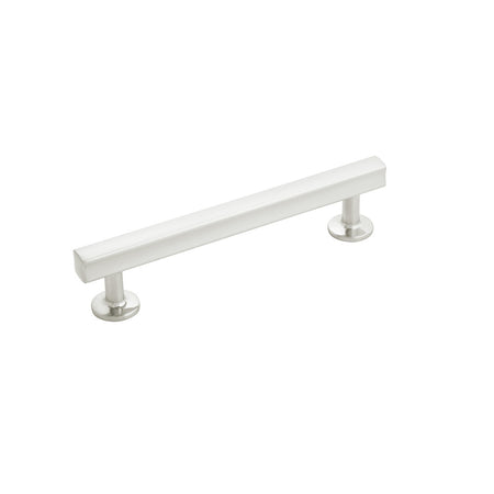 Hickory H077882SN: 128mm cc Woodward Cabinet Pull - Satin Nickel
