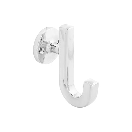 Hickory H077888CH: 3-5/8" Woodward Single Wall Hook - Polished Chrome