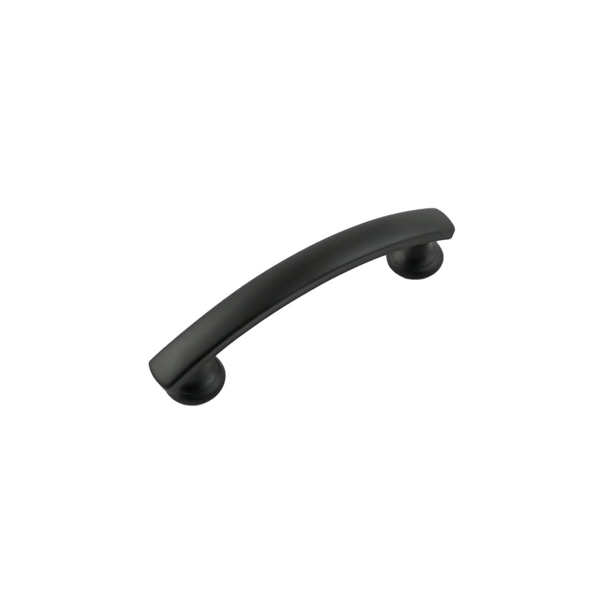 Hickory P2143-MB: 3" cc American Diner Arch Cabinet Pull - Matte Black