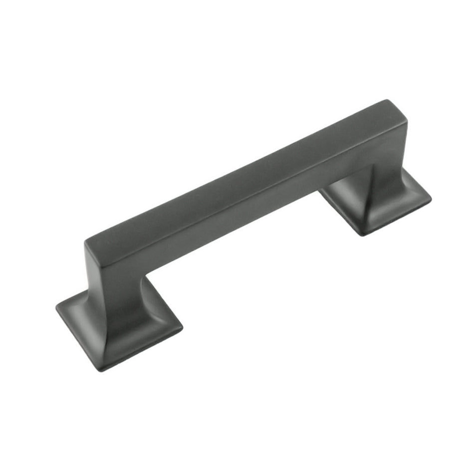 Hickory P3010-MB: 3" cc Studio Cabinet Pull - Matte Black