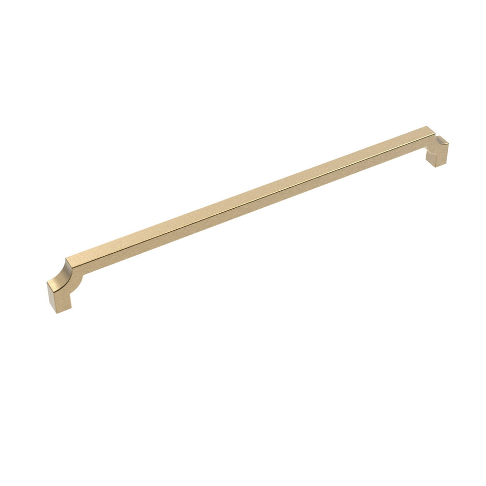 Belwith B077281-BGB: 18" cc Monarch Appliance Pull - Brushed Golden Brass