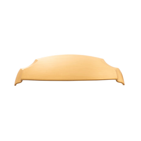 Hickory H077872BGB: 3" & 96mm cc Veranda Arch Cup Cabinet Pull - Brushed Golden Brass