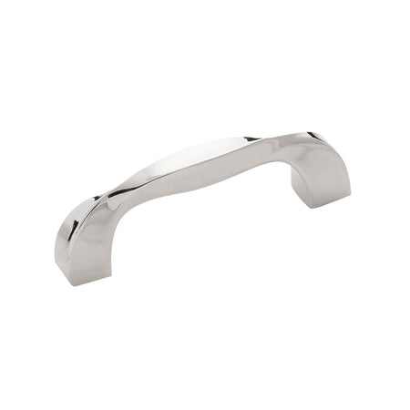 Hickory H076015-14: 3" cc Twist Cabinet Pull - Polished Nickel