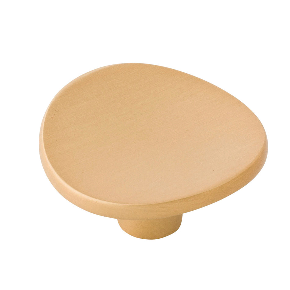 Belwith B076526-BGB: 1-3/4" Vale Cabinet Knob - Brushed Golden Brass